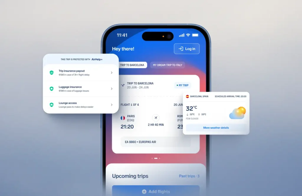 Az AirHelp járatkövető alkalmazás